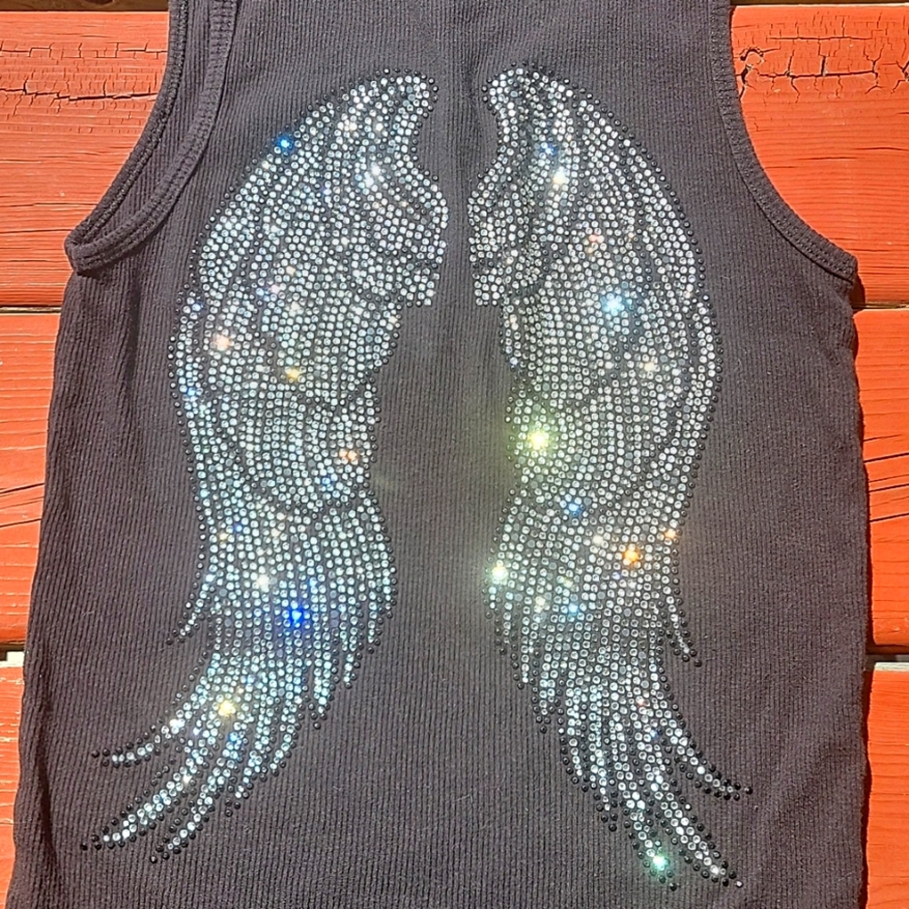 Alstyle bling tank top sz small/medium